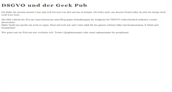Desktop Screenshot of geekpub.de